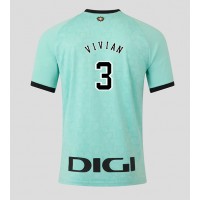 Fotbalové Dres Athletic Bilbao Dani Vivian #3 Alternativní 2025-26 Krátký Rukáv